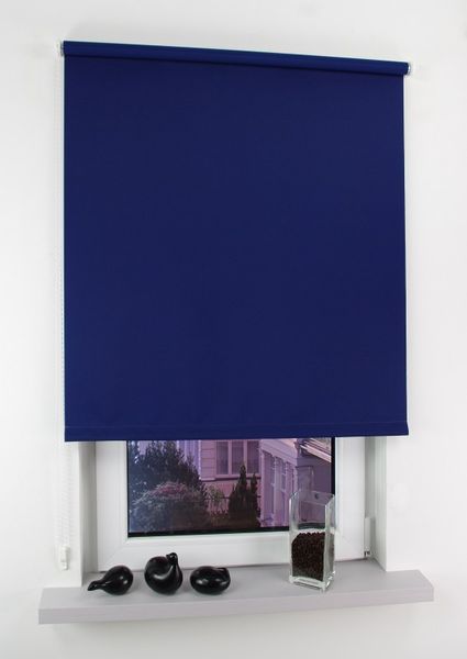 Bella Casa Seitenzugrollo Easy, blau, 180 x 62 cm
