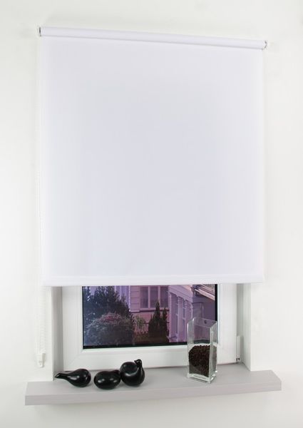 Bella Casa Seitenzugrollo Easy, weiß, 180 x 62 cm