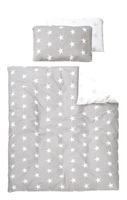 Bettwäsche 2-tlg 'Little Stars', 100x135 cm, 100% Baumwolle, Decken-& Kissenbezug