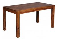Design Esstisch Massiv 140 x 80 x 76 cm Sheesham Massivholz