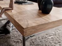 Akazie Couchtisch Massiv 120 x 60 x 40 cm