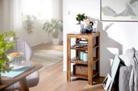 Sheesham Massivholz Standregal mit 3 Böden 44 x 44 x 83 cm