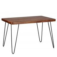 Massivholz Sheesham Esstisch 120 x 80 x 76 cm Küchentisch Massiv