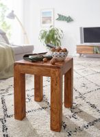Massivholz Beistelltisch 35 x 35 x 45 Sheesham