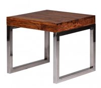 Sheesham Beistelltisch Massiv 45 x 45 x 40 cm Massivholz