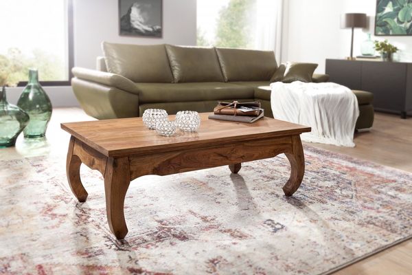 Sheesham Opium Couchtisch Massiv 110 x 60 cm Massivholz
