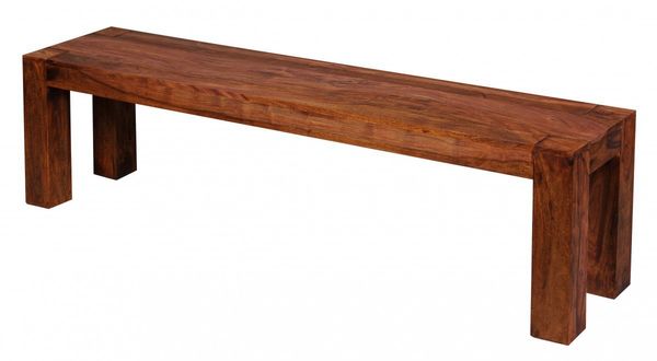 Massivholz Esszimmer Sitzbank Bank 160 x 35 cm Sheesham Holz