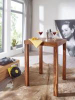 Exklusiver Massiver Bartisch 80 cm Tisch Sheesham