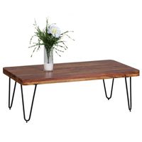 Massivholz Sheesham Couchtisch 115 x 60 x 40 cm