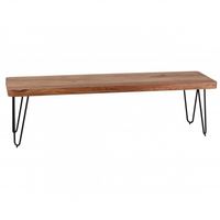 Massivholz Akazie Sitzbank 160 x 40 x 45 cm