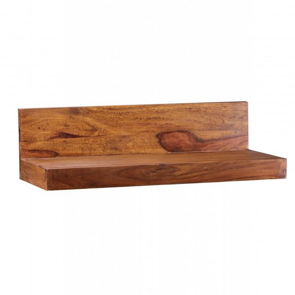Massivholz Wandregal 60 cm Sheesham