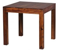 Design Esstisch quadratisch Massiv 80 x 80 cm Sheesham Massivholz
