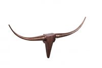 Wanddekoration Geweih Bull M 100 cm Aluminium bronze