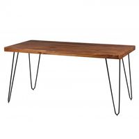 Massivholz Sheesham Esstisch 160 x 80 x 76 cm Küchentisch Massiv