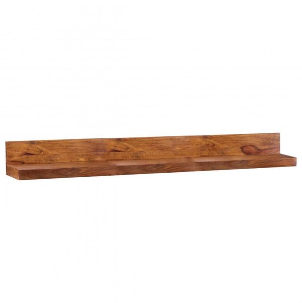 Massivholz Wandregal 160 cm Sheesham Wandboard