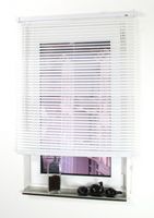 Kunststoff-Jalousie, weiss, 220 x 40 cm