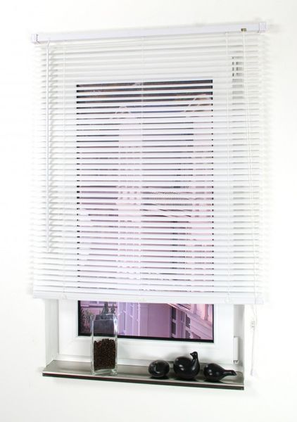 Kunststoff-Jalousie, weiss, 220 x 80 cm