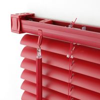 Kunststoff-Jalousie, rot, 220 x 50 cm