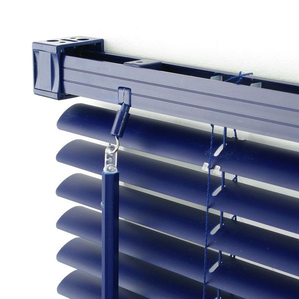 Kunststoff-Jalousie, blau, 160 x 100 cm