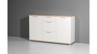 Sideboard 3201 Weiß/Sonoma-Eiche-Nb.
