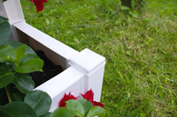 KHW Pflanzkasten 43 cm mit Spalier, weiß