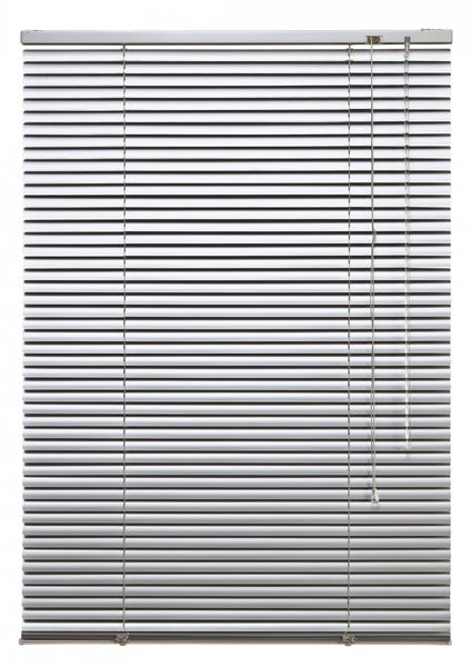 Aluminium-Jalousie, silber, 220 x 90 cm