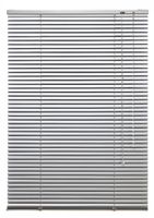 Aluminium-Jalousie, silber, 220 x 90 cm