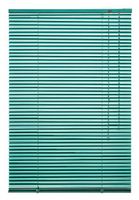 Aluminium-Jalousie, grün, 220 x 110 cm