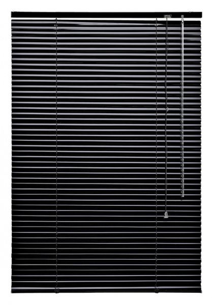 Aluminium-Jalousie, schwarz, 160 x 180 cm