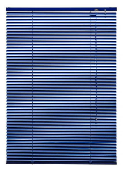 Aluminium-Jalousie, blau, 160 x 110 cm