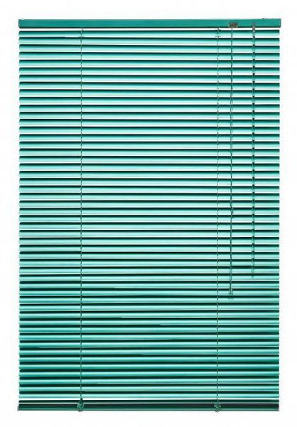Aluminium-Jalousie, grün, 160 x 50 cm