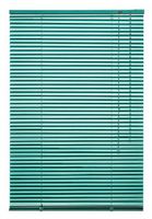 Aluminium-Jalousie, grün, 160 x 60 cm