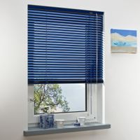 Aluminium-Jalousie, blau, 130 x 100 cm