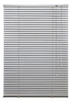 Aluminium-Jalousie, silber, 130 x 120 cm