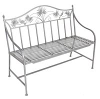 Gartenbank aus Metall