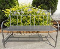 Gartenbank aus Metall