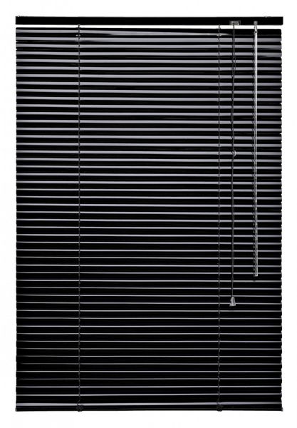 Aluminium-Jalousie, schwarz, 160 x 120 cm