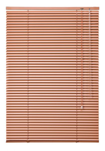 Aluminium-Jalousie, terracotta, 160 x 110 cm