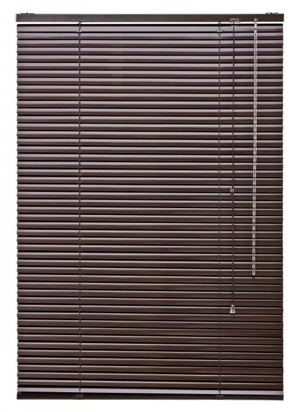 Aluminium-Jalousie, mocca, 160 x 50 cm