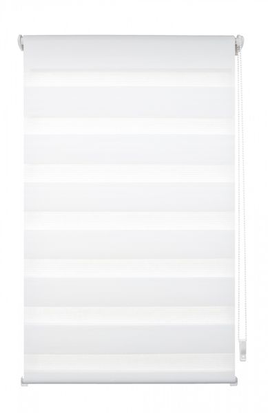 DUO-Rollo Doppelrollo, weiß, 160 x 45 cm