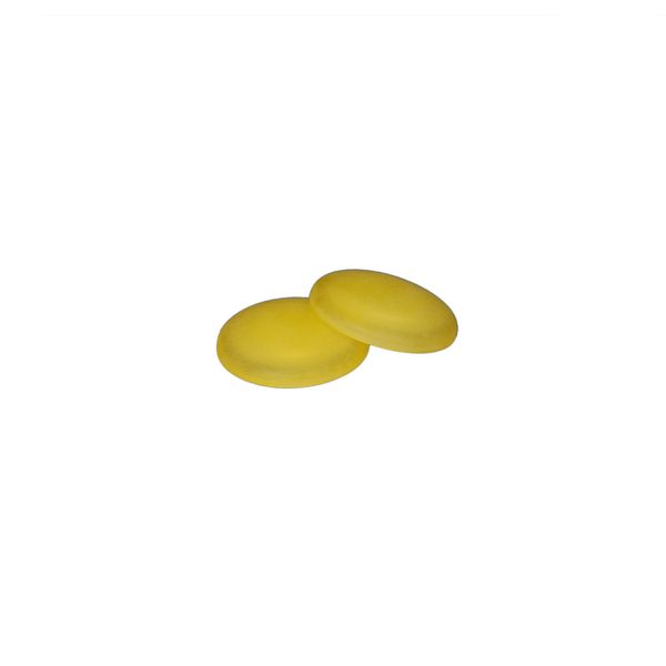Dekomagnet Magnet Kühlschrankmagnet Pinnwandmagnet, Ø 30 mm, gelb, 2 Stück