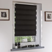 DUO-Rollo Doppelrollo, anthrazit, 160 x 45 cm