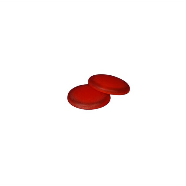 Dekomagnet Magnet Kühlschrankmagnet Pinnwandmagnet, Ø 30 mm, orange, 2 Stück