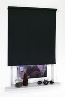 Seitenzugrollo, Kettenzugrollo, 180 x 102 cm, schwarz