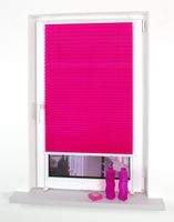 Klemmfix-Plissee verspannt, 150 x 100 cm, Red Magnolia