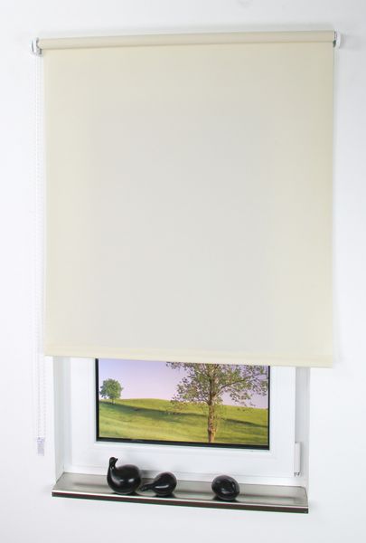 Seitenzugrollo, Kettenzugrollo, 180 x 122 cm, cream