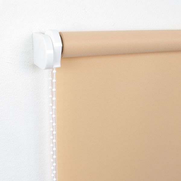 Seitenzugrollo, Kettenzugrollo, 180 x 112 cm, sand