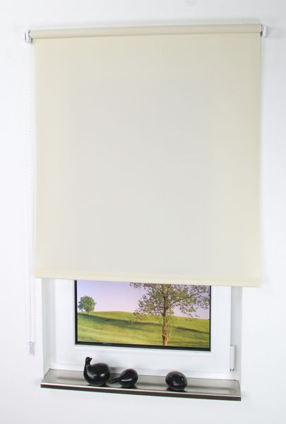 Seitenzugrollo, Kettenzugrollo, 180 x 102 cm, cream