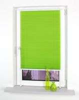 Klemmfix-Plissee verspannt, 150 x 60 cm, Apple Green
