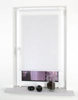 Klemmfix-Plissee verspannt, 150 x 60 cm, Weiß